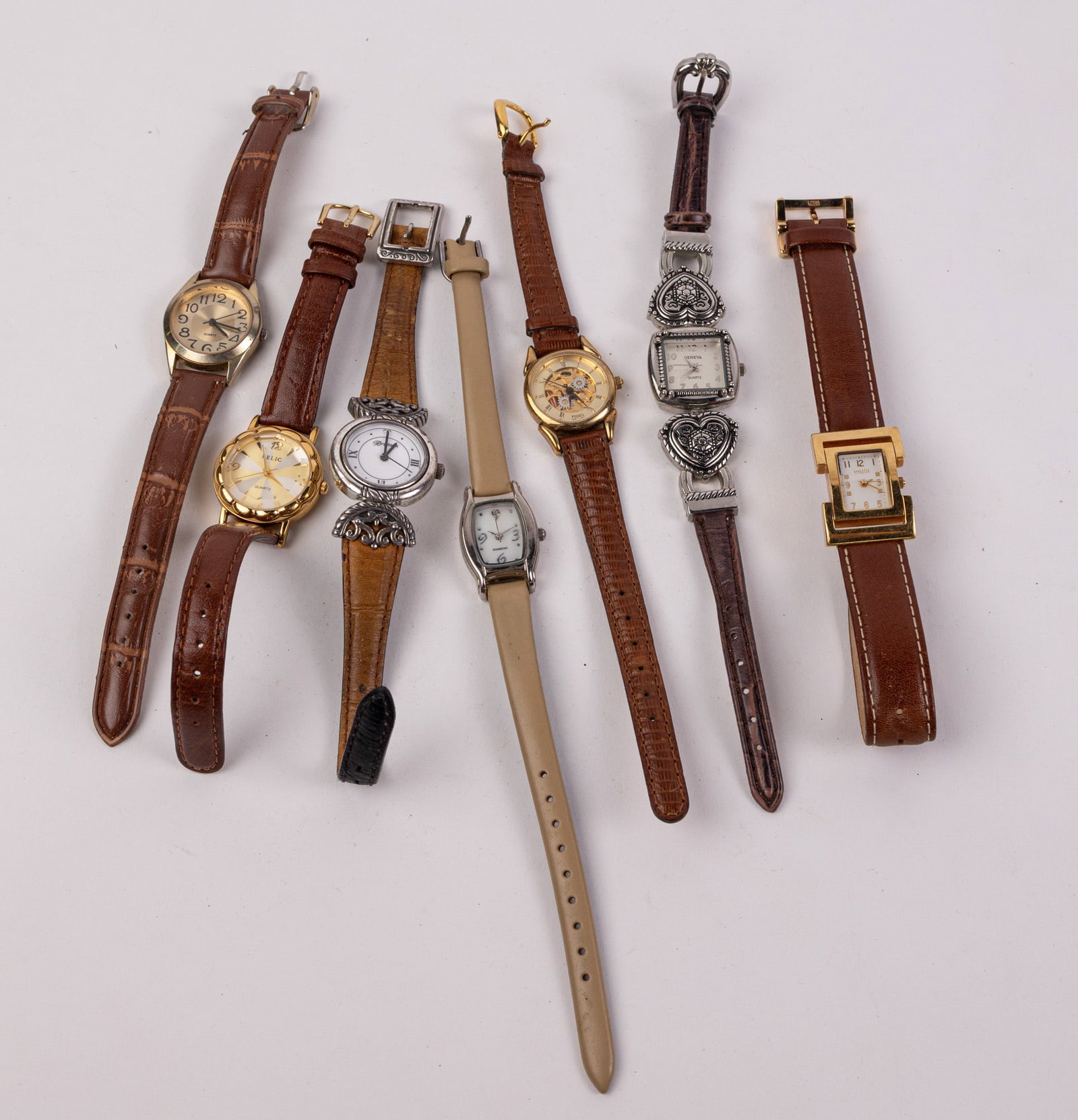 Assorted Leather Strap Wristwatches: Assorted Leather Strap Wristwatches Literature Brooks Auction – Online Auction Terms & Conditions Contact: (856) 694-2960 | info@brooks.auction READ BEFORE YOU BID: We want you to feel