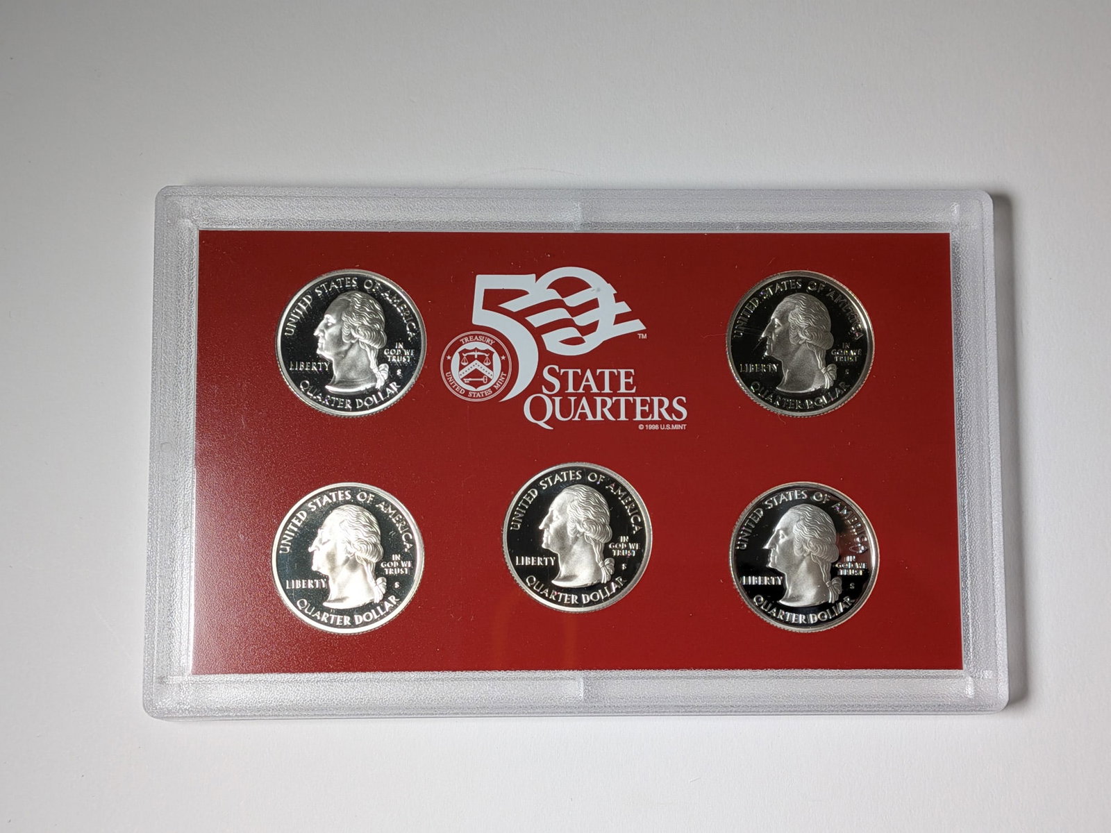 2005 United States Mint 50 State Quarters Silver Proof Set - 3