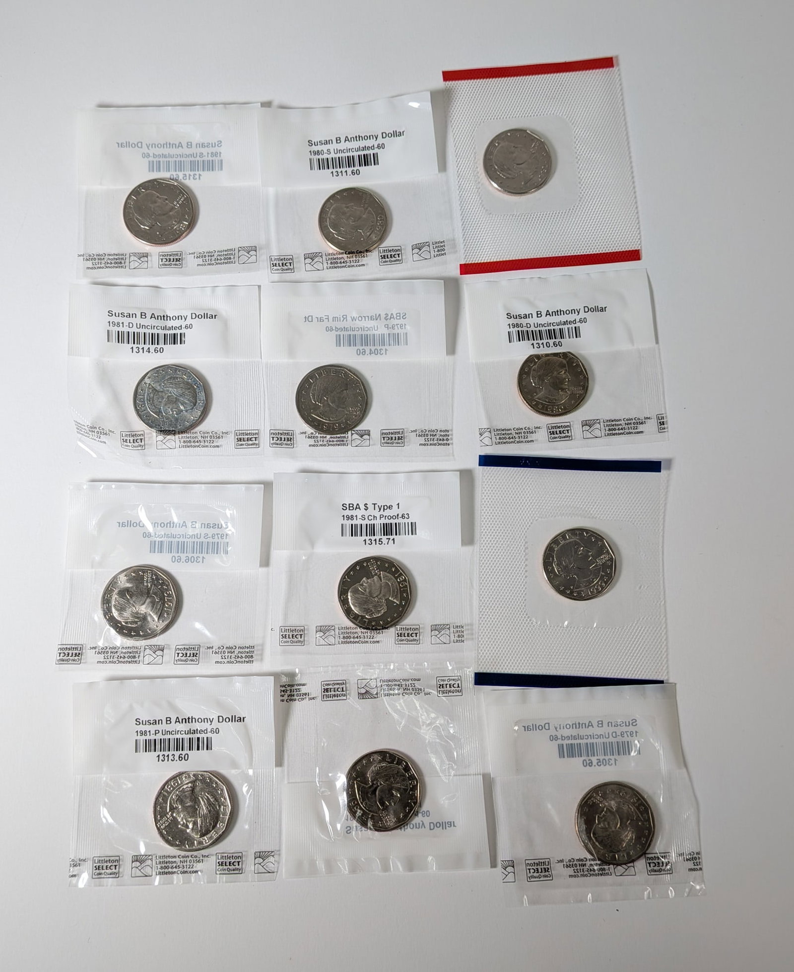 Twelve Susan B. Anthony Uncirculated Dollars: Twelve Susan B. Anthony Uncirculated Dollars Literature Brooks Auction – Online Auction Terms & Conditions Contact: (856) 694-2960 | info@brooks.auction READ BEFORE YOU BID: We want you to feel
