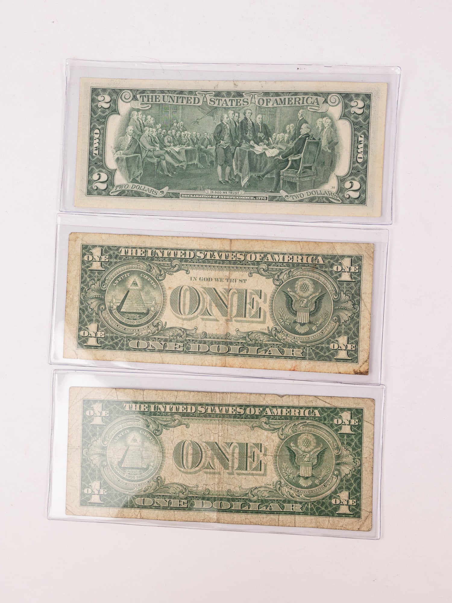Three U.S. Bank Notes - 2