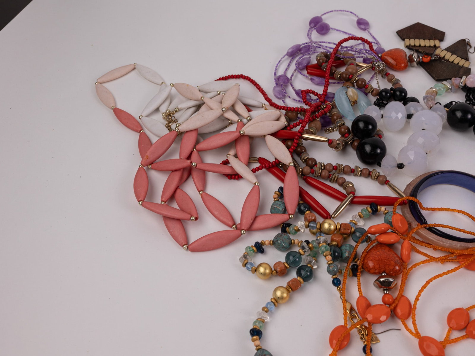 Assortment of Vintage Chunky Costume Jewelry - 2