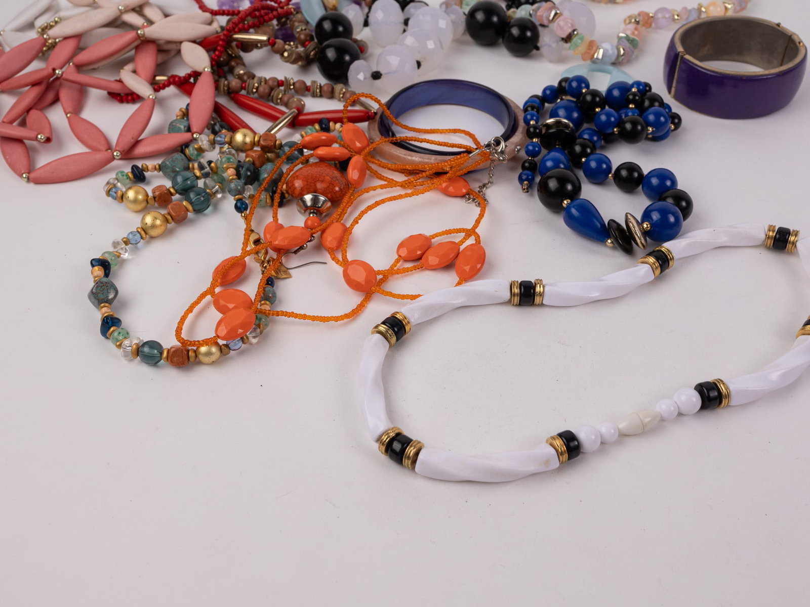 Assortment of Vintage Chunky Costume Jewelry - 4