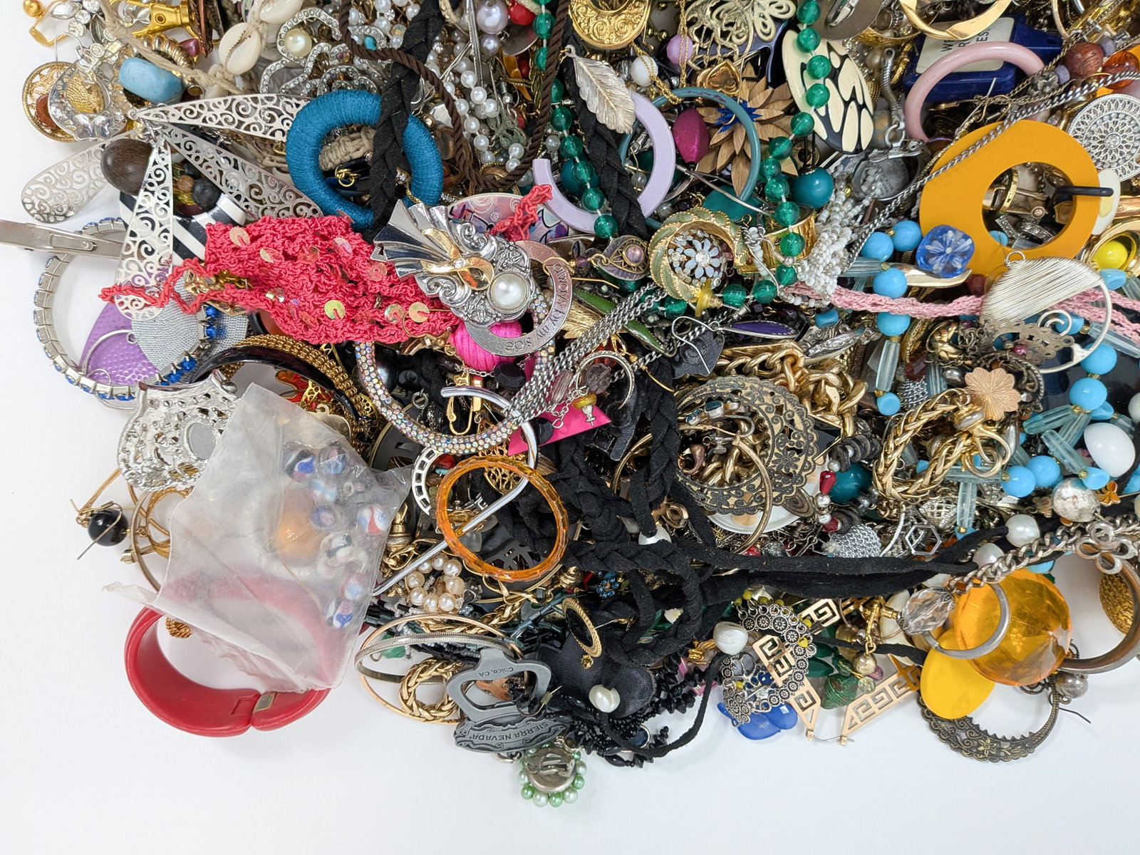 Giant Box Lot of Assorted Costume and Misc Jewelry - 3