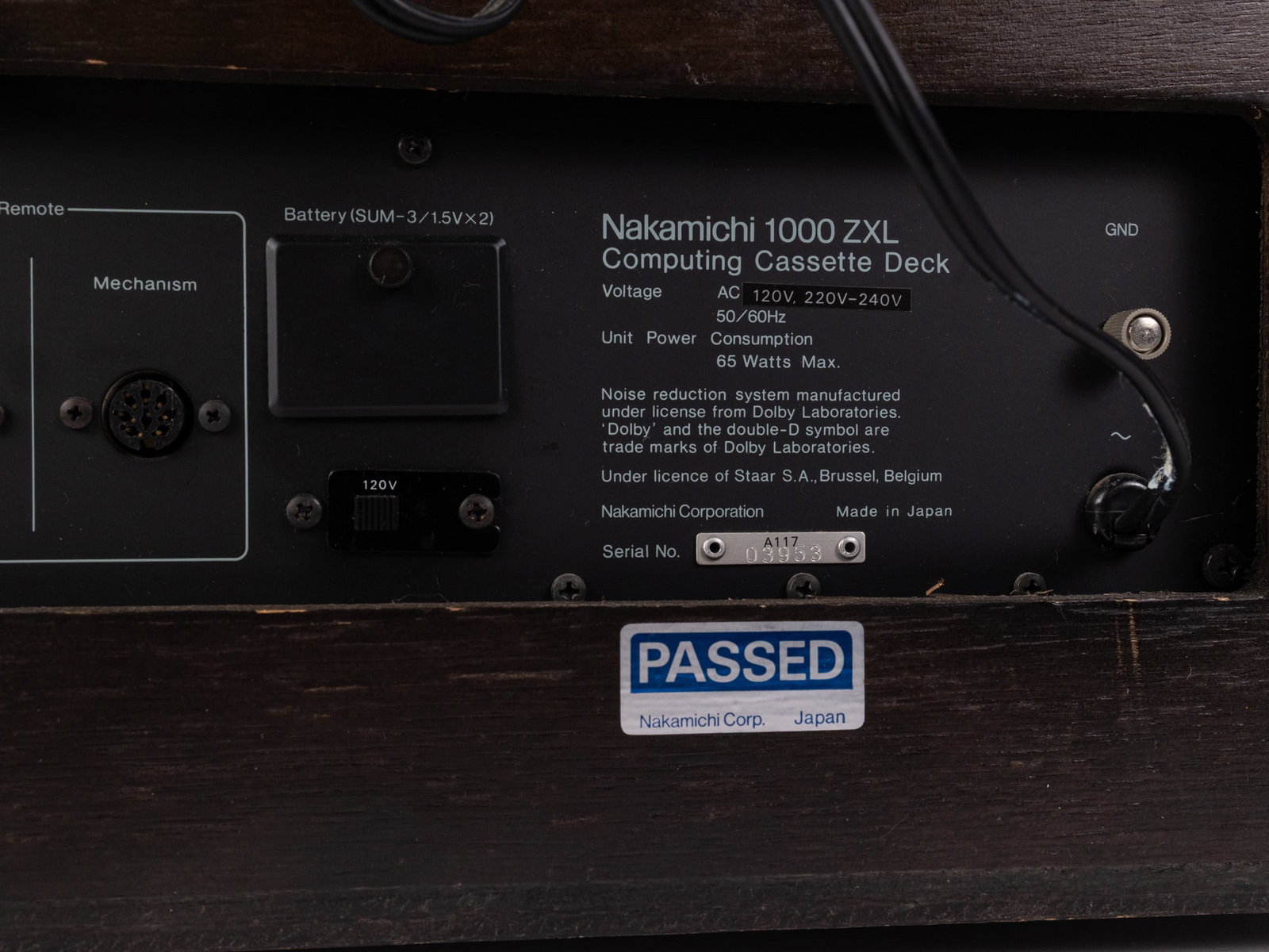 Nakamichi 1000 ZXL Cassette Tape Deck - 10