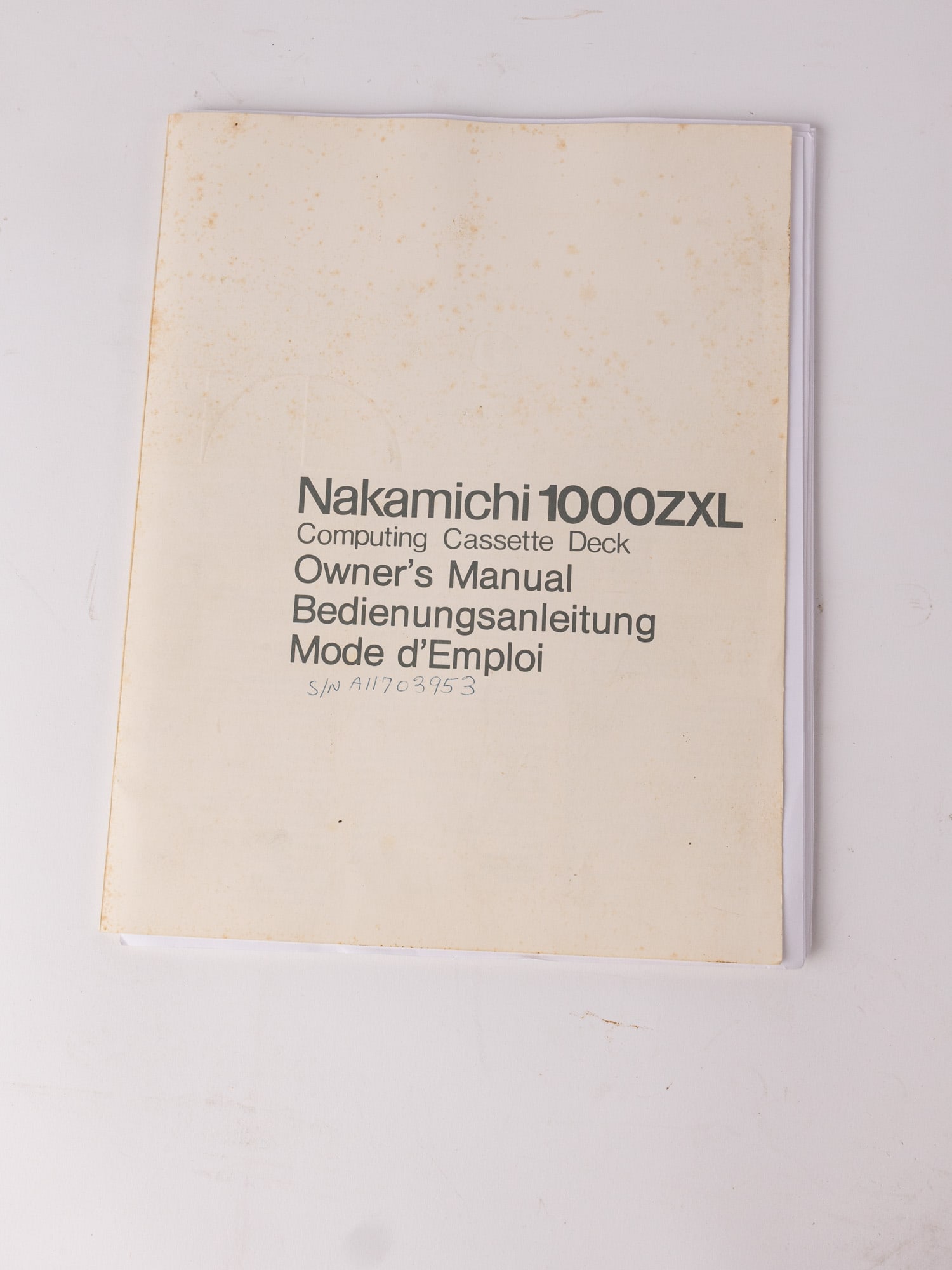 Nakamichi 1000 ZXL Cassette Tape Deck - 11