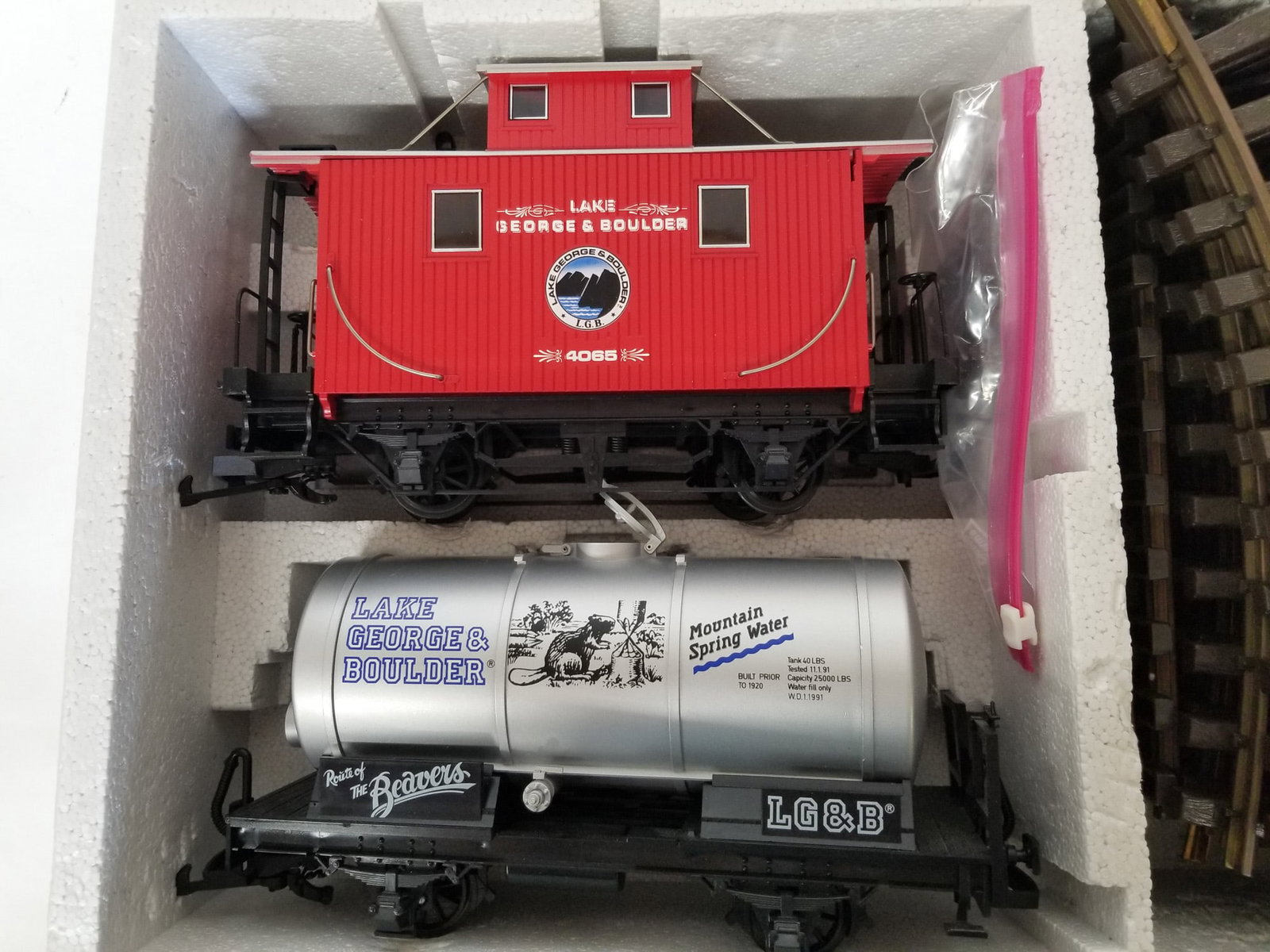 LGB Lehmann Gross Bahn Lake George & Boulder Train Set IOB - 3