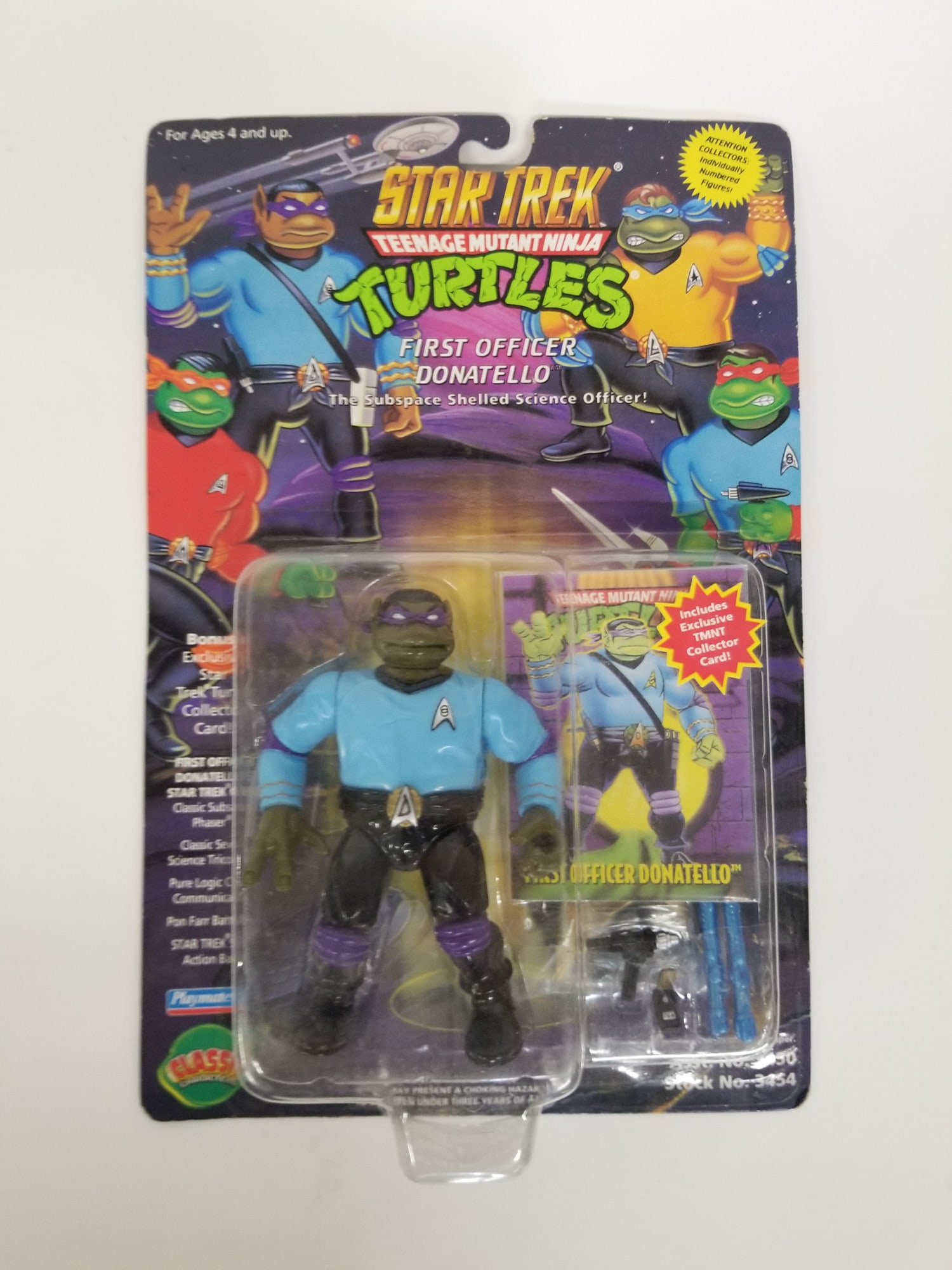 Pair of Star Trek Teenage Mutant Ninja Turtle Action Figures - 3