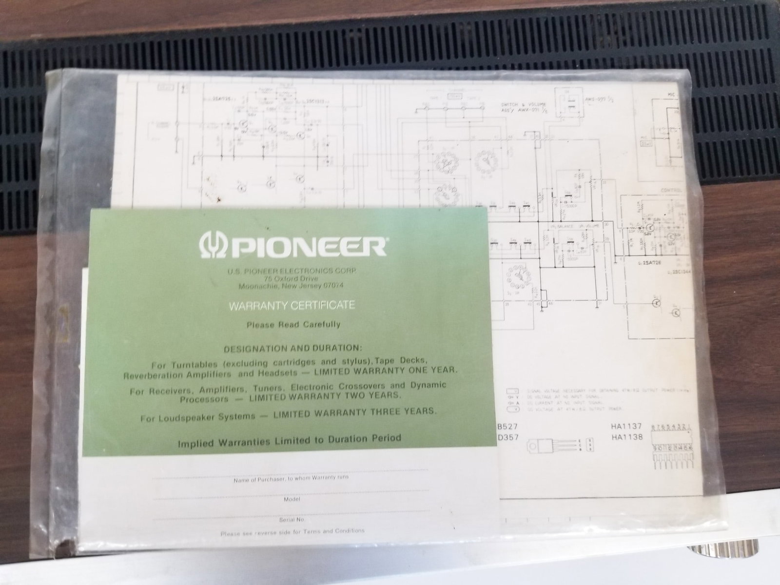 Vintage Pioneer SX-737 Stereo Receiver with VSX-D411 AV Receiver - 4