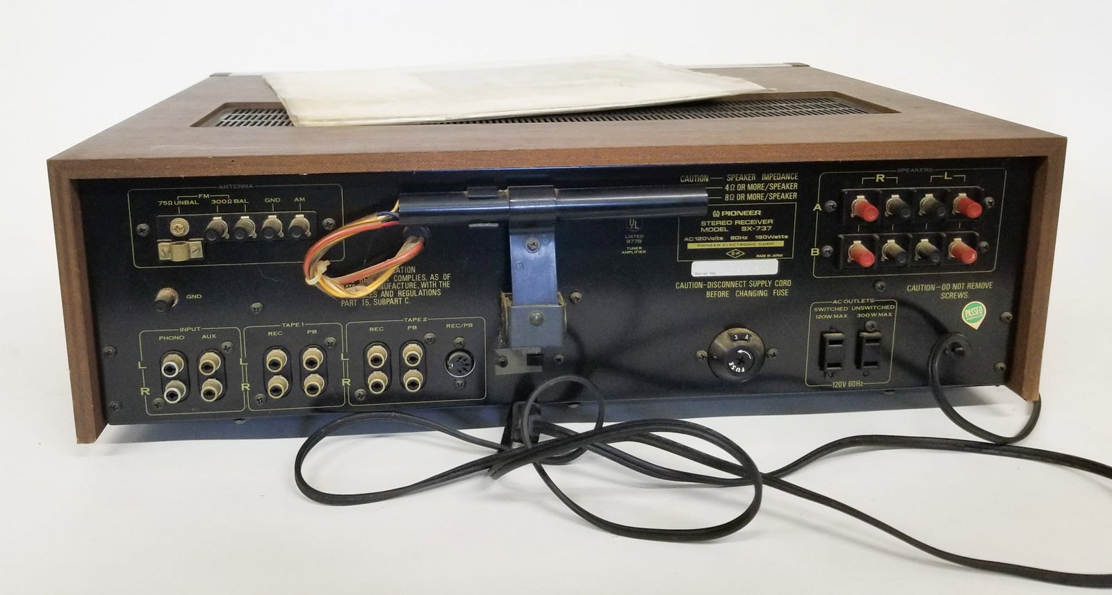 Vintage Pioneer SX-737 Stereo Receiver with VSX-D411 AV Receiver - 5