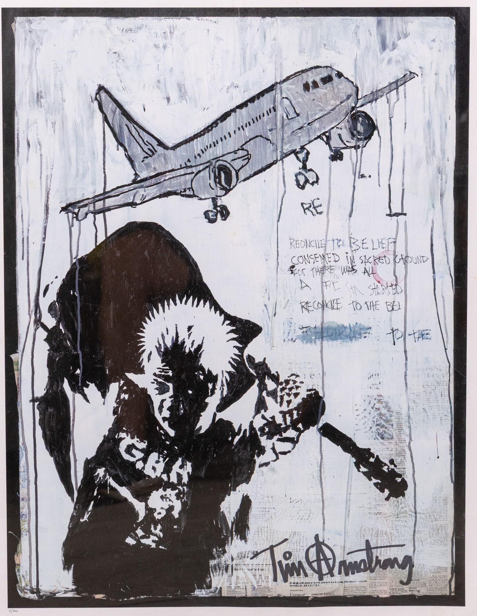 "Lars" Tim Armstrong Signed Poster - 4