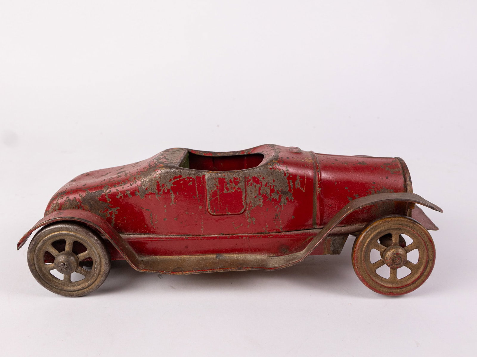 Antique Dayton Hill Climber Pressed Steel Toy Car - 2