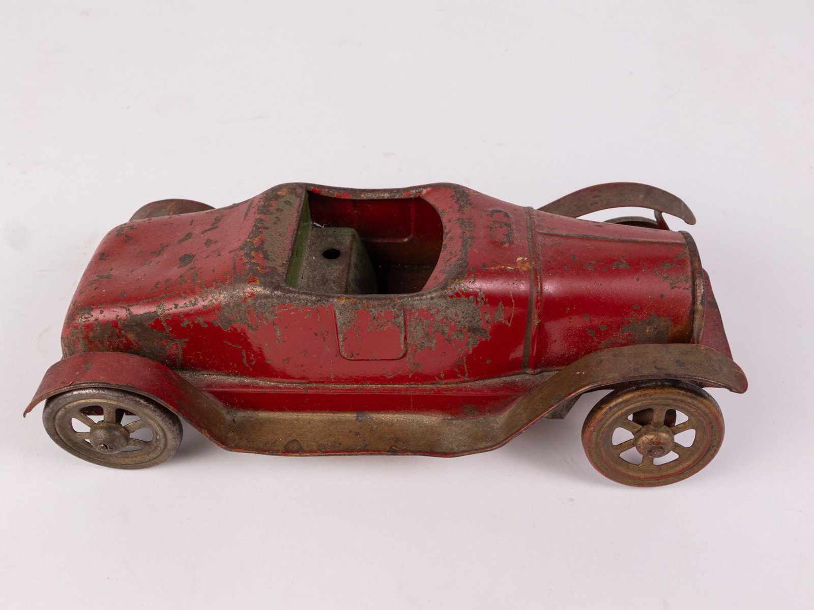 Antique Dayton Hill Climber Pressed Steel Toy Car - 3