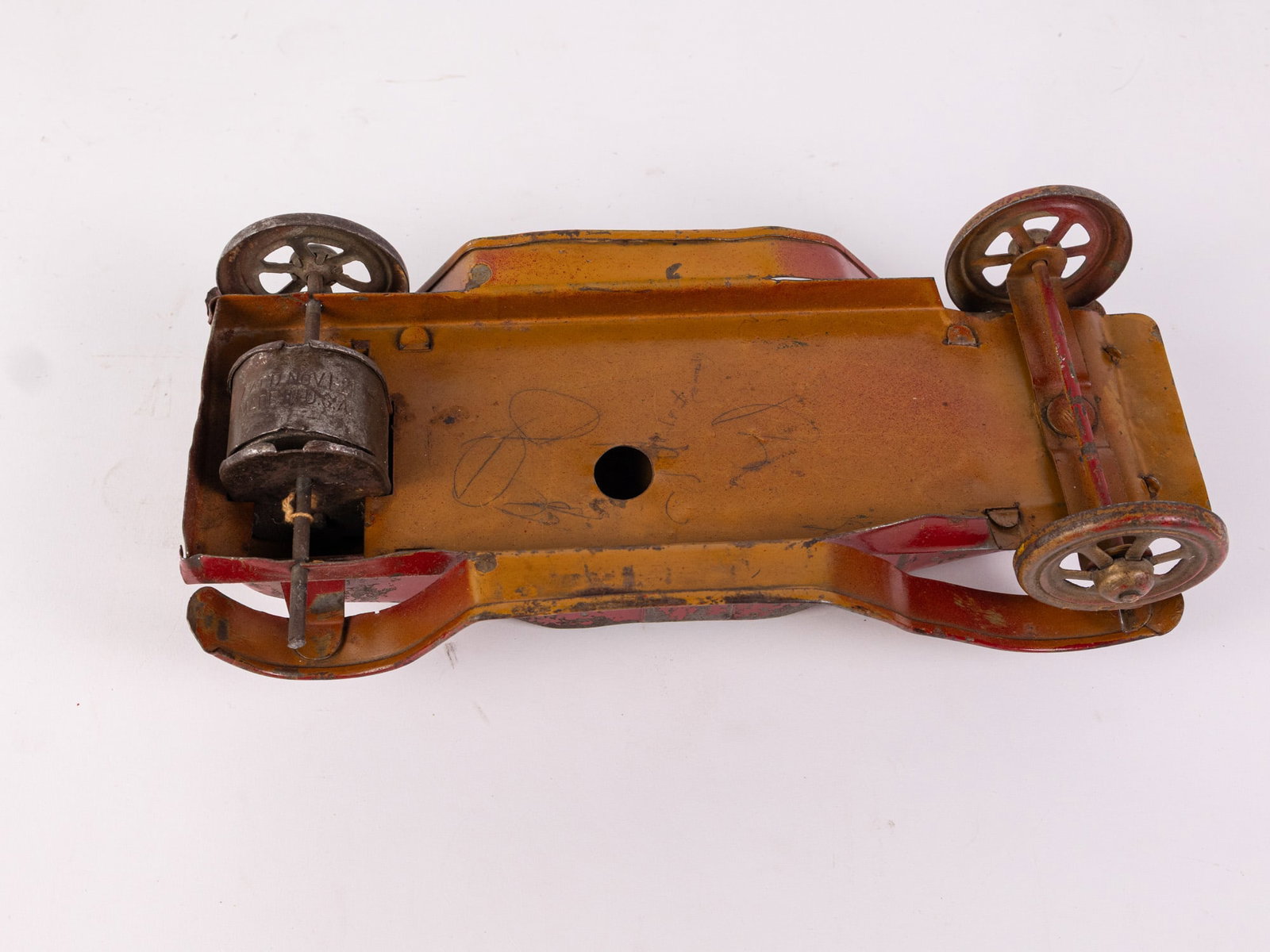 Antique Dayton Hill Climber Pressed Steel Toy Car - 4