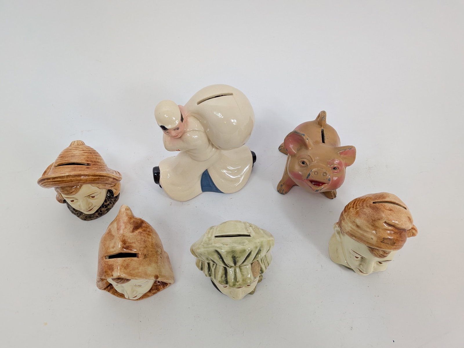 Assortment of Ceramic Coin Banks - 2