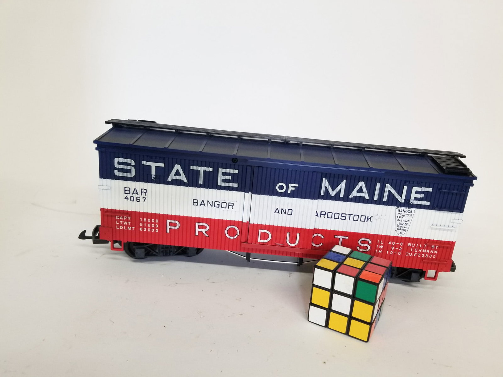LGB Lehmann Gross Bahn #4067-K01 State of Maine Boxcar IOB - 2