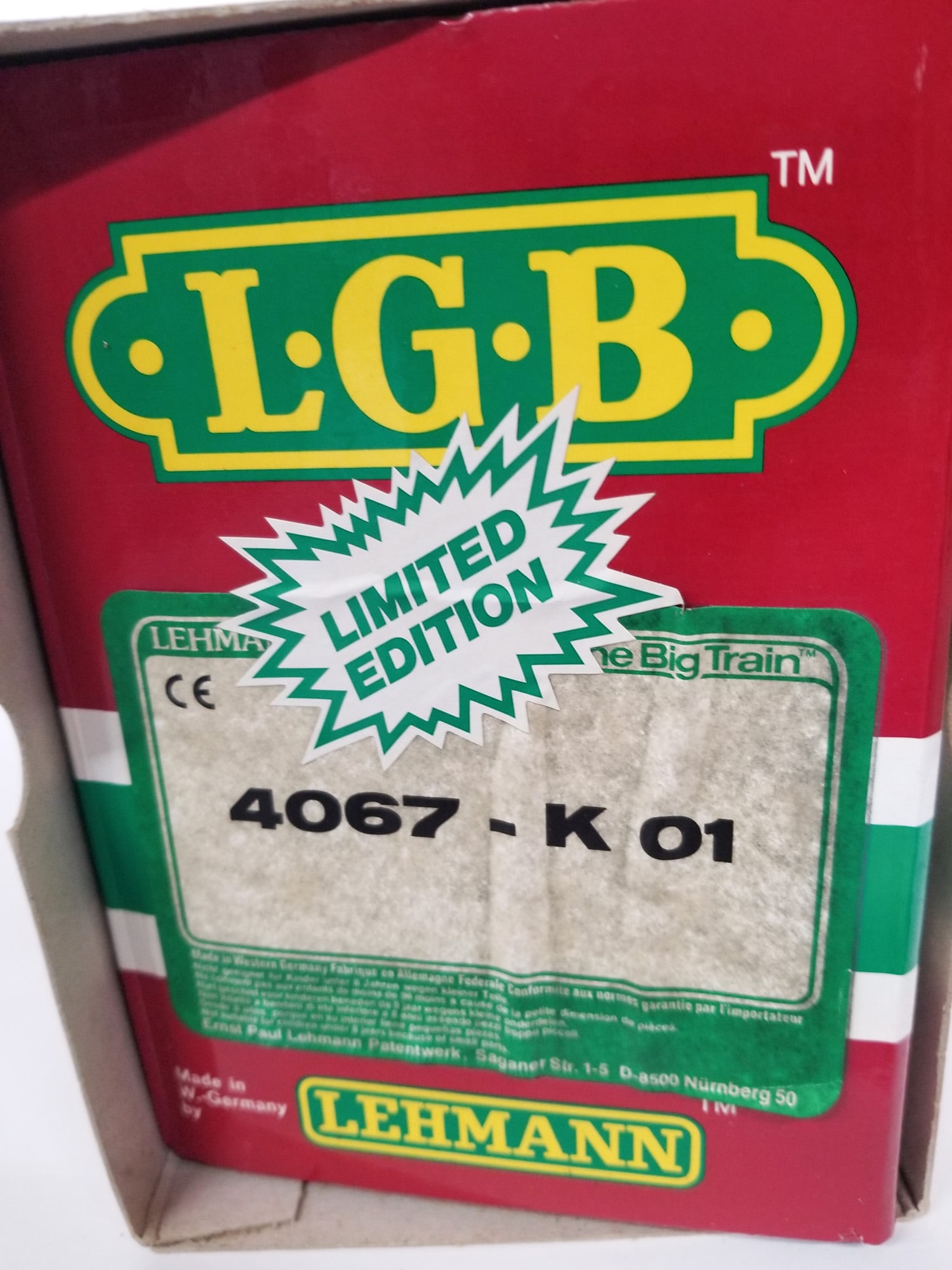 LGB Lehmann Gross Bahn #4067-K01 State of Maine Boxcar IOB - 4