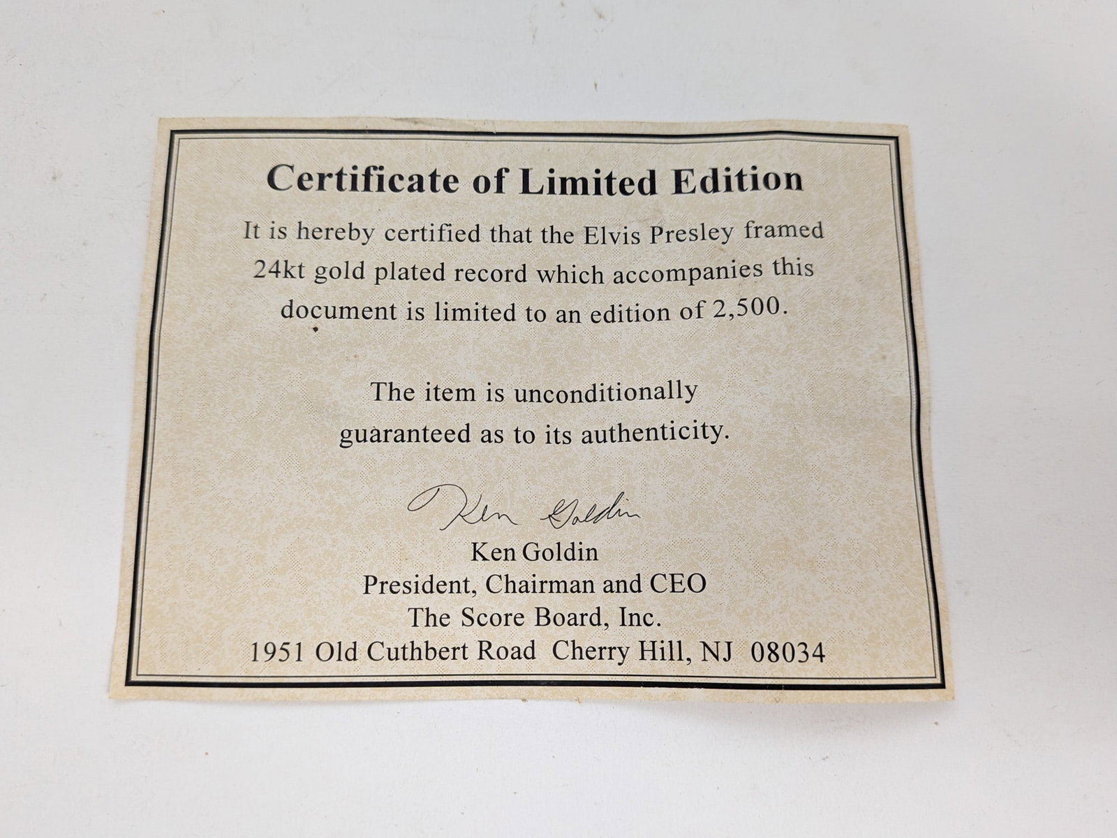 Pair of Elvis Presley Memorabilia - 2