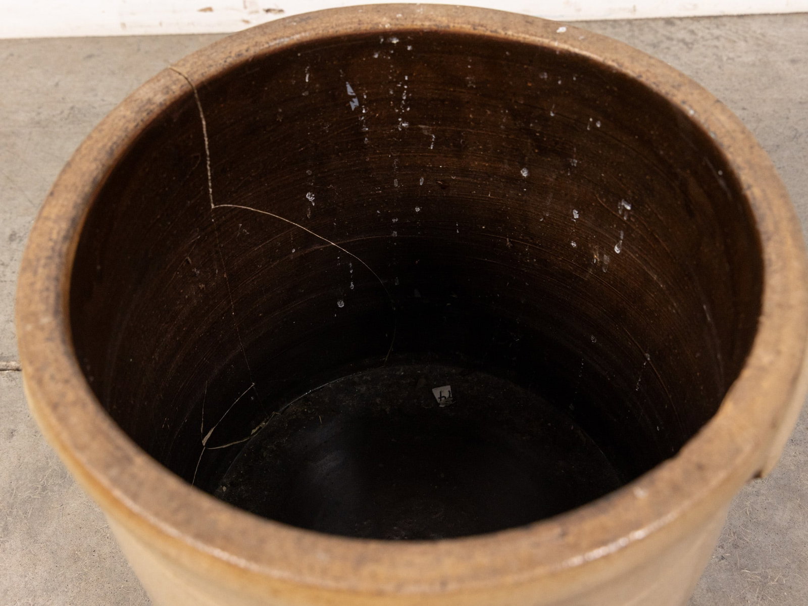 Four Gallon Salt Glazed Stoneware Crock - 2