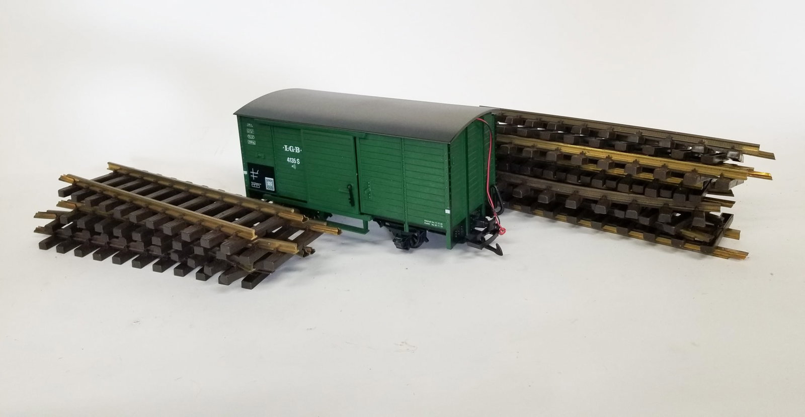 LGB Lehmann Gross Bahn 4135s Steam Sound Car IOB with Additional Track (1 of 6)