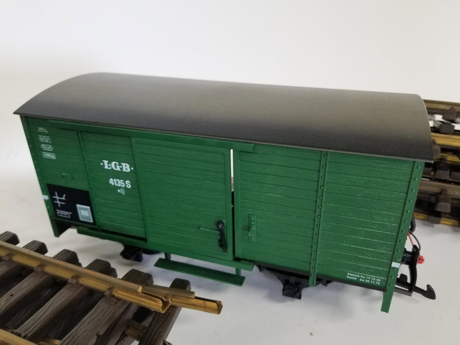 LGB Lehmann Gross Bahn 4135s Steam Sound Car IOB with Additional Track - 5