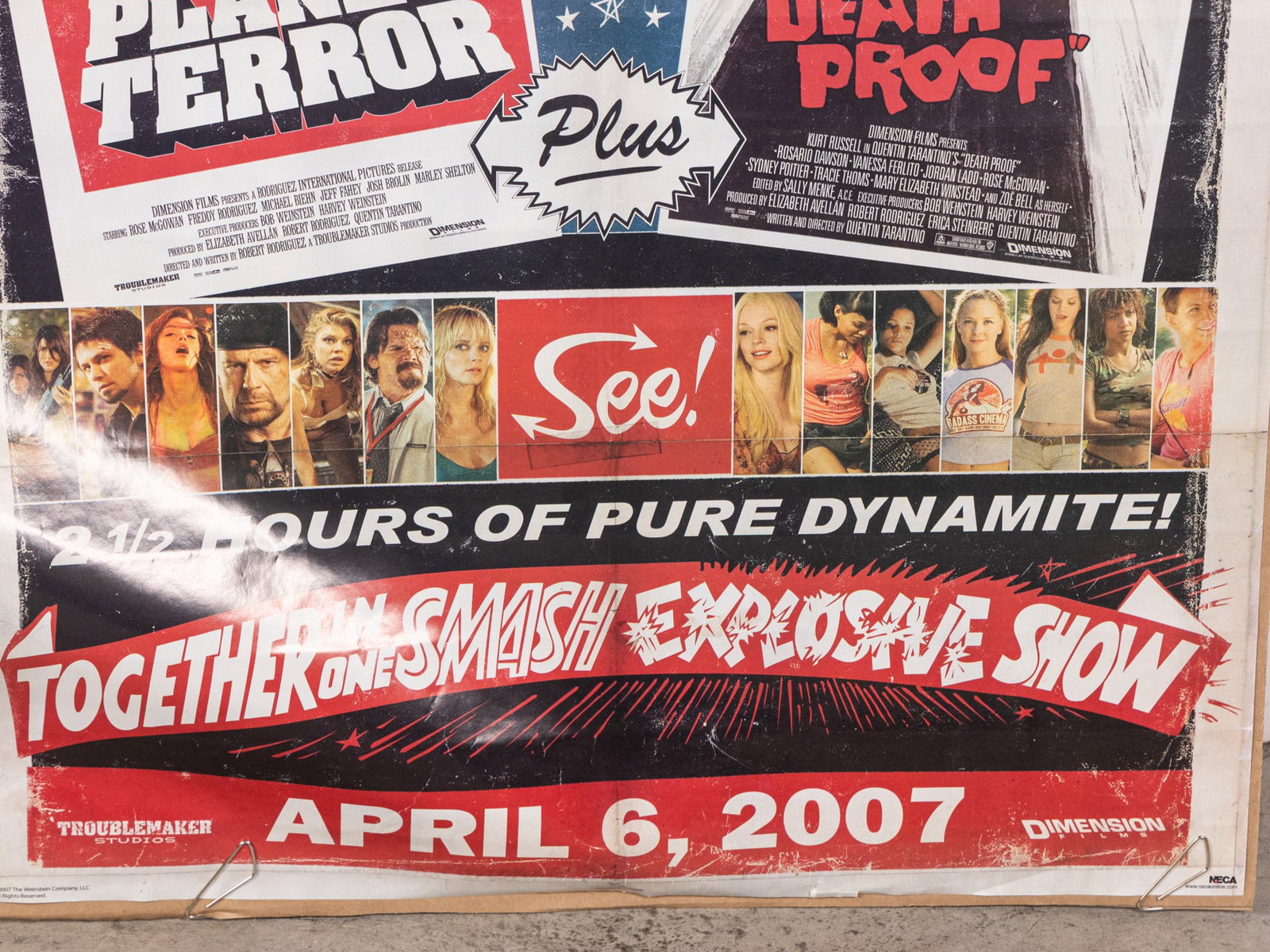 Vintage 2007 Grindhouse Movie Poster - 2