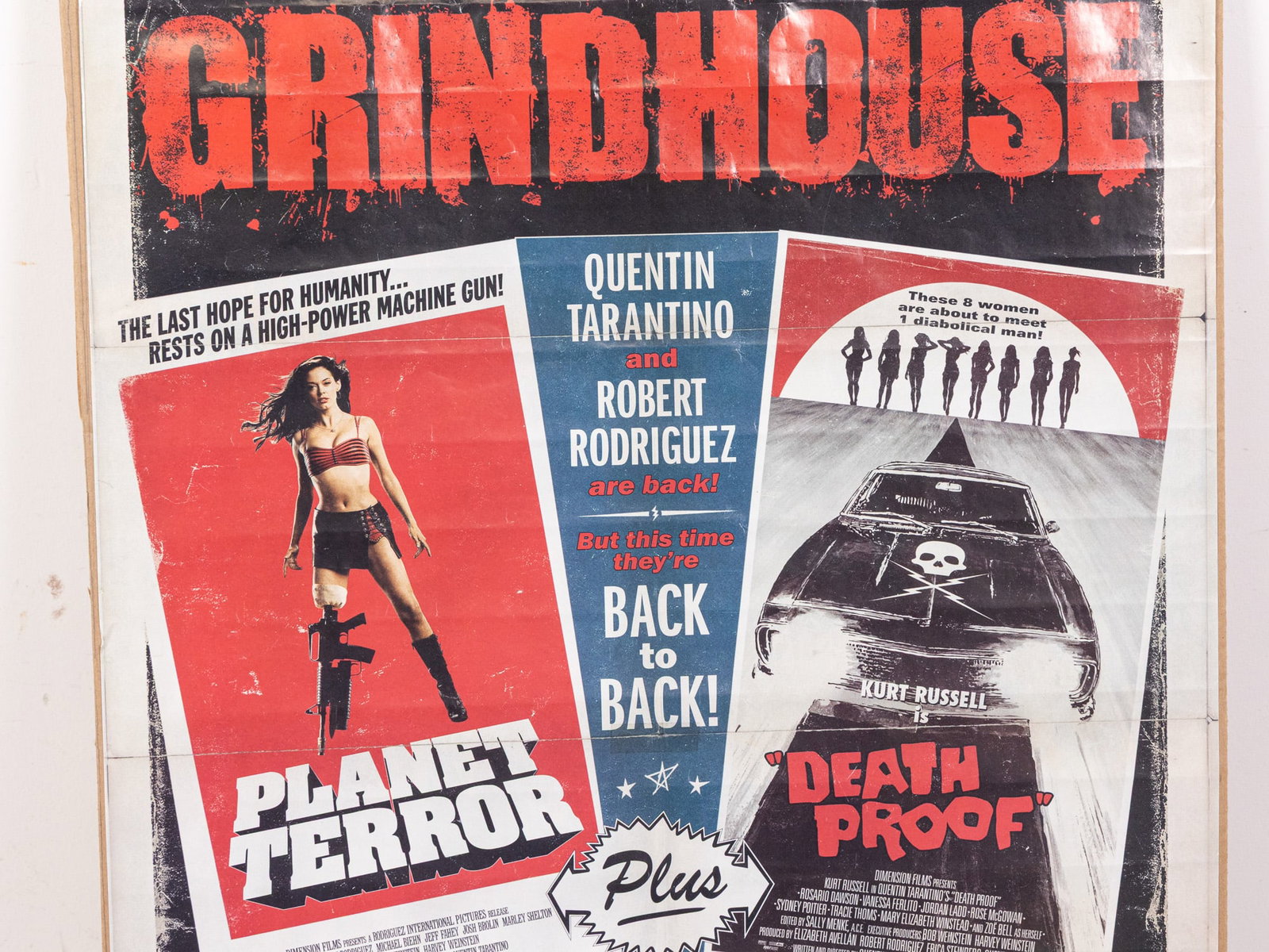 Vintage 2007 Grindhouse Movie Poster - 3