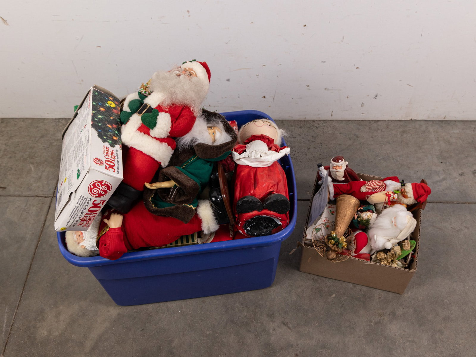 Assortment of Christmas Decorations: Assortment of Christmas Decorations Size 7" x 12" x 12" Literature Brooks Auction – Online Auction Terms & Conditions