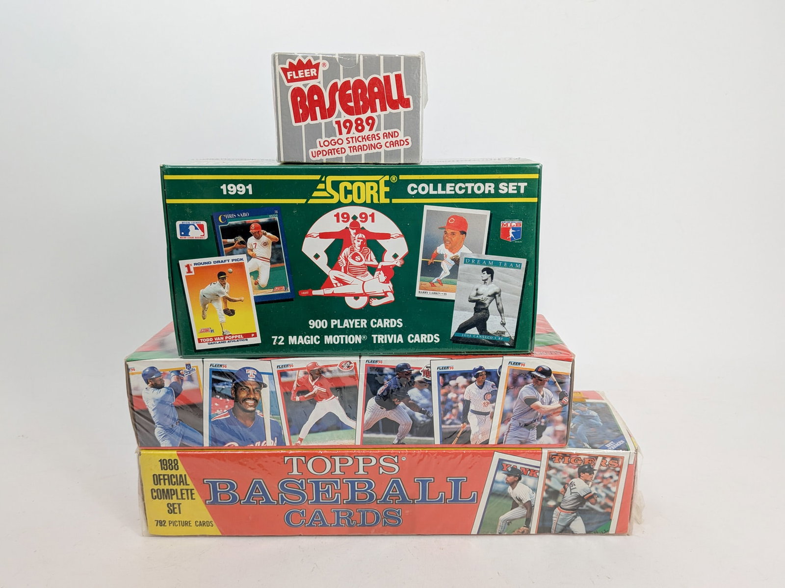 Four Factory-Sealed Baseball Card Sets ft. Fleer (1 of 1)