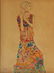 Gustav Klimt (Watercolor on paper)