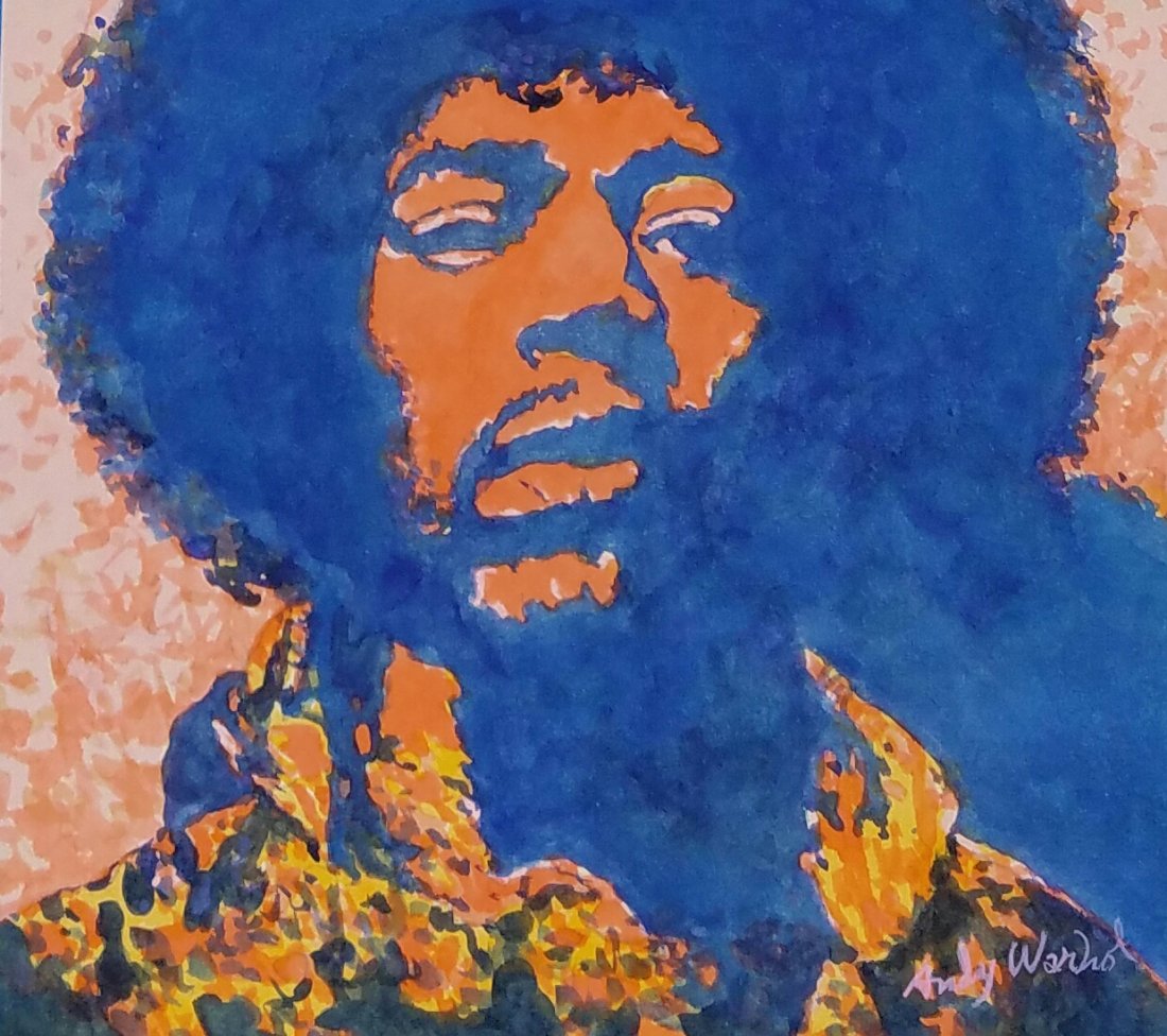 Andy Warhol (Watercolor on paper) (1 of 1)