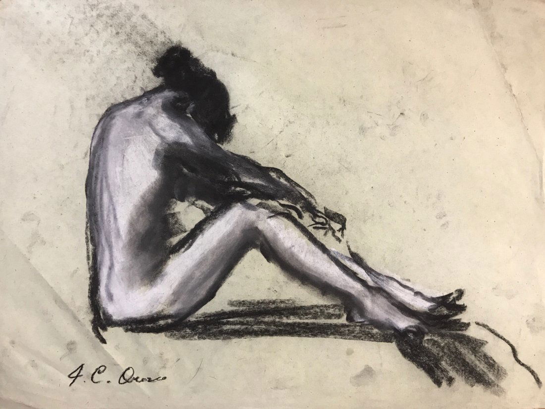 Jose Clemente Orozco (Mixed Media on Paper) (1 of 1)