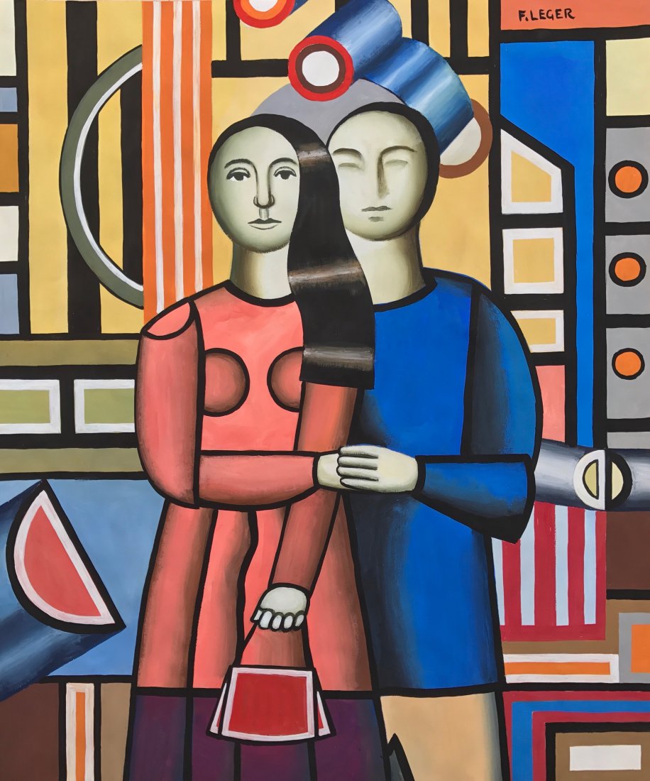 Fernand Leger (Mixed media on paper) (1 of 2)