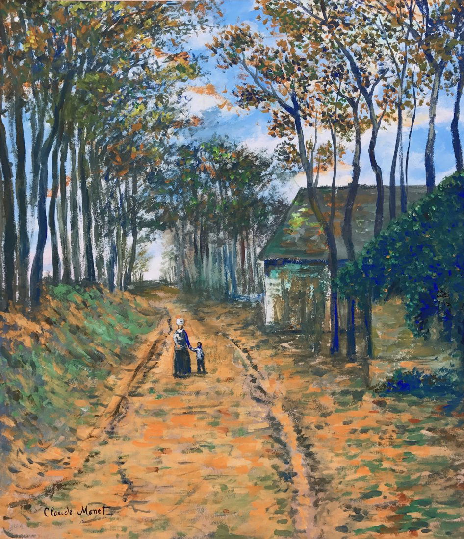 Claude Monet (Watercolor on paper) (1 of 2)