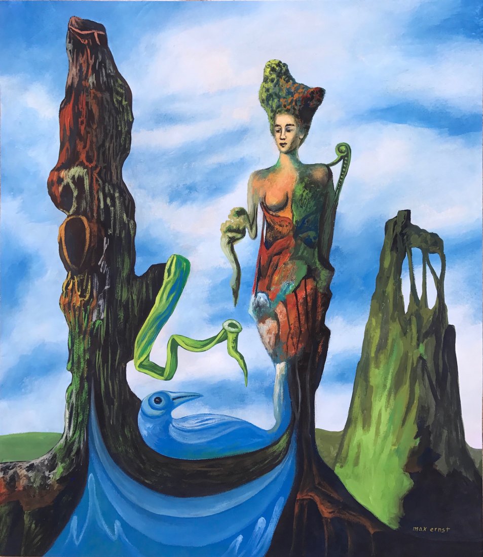 Max Ernst (Gouache on Paper) (1 of 2)