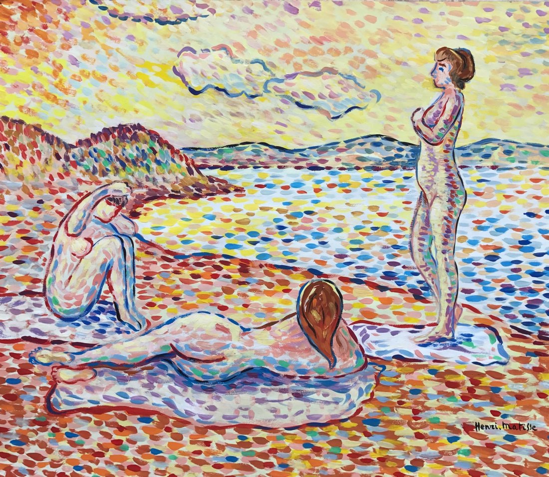 Henri Matisse (Watercolor on Paper) (1 of 2)