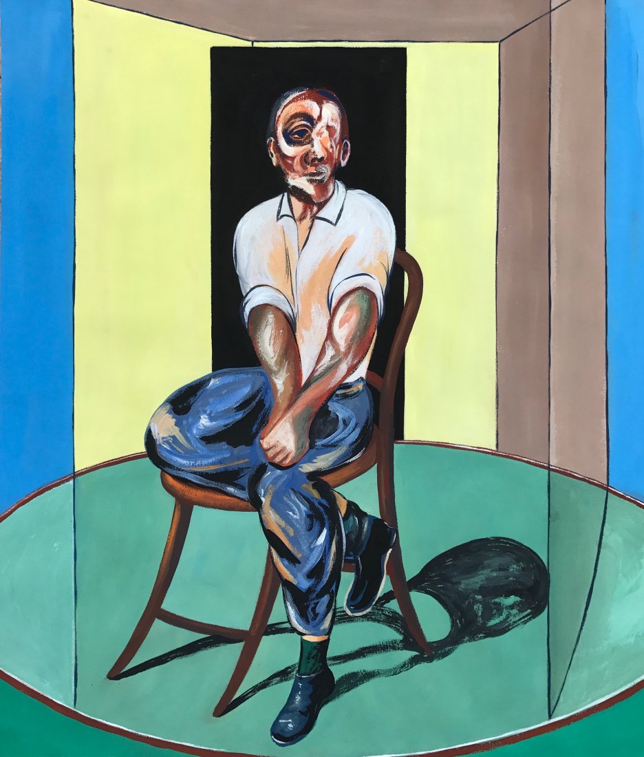 Francis Bacon (Gouache on Paper) (1 of 2)