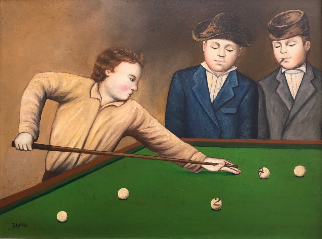 David Gilmour Blythe (Oil on Canvas): David Gilmour Blythe (Oil on Canvas) 18 x 14 inches. Provenance: Pittsburg, Pennsylvania. 1950 COA the historian and appraisal James Scott