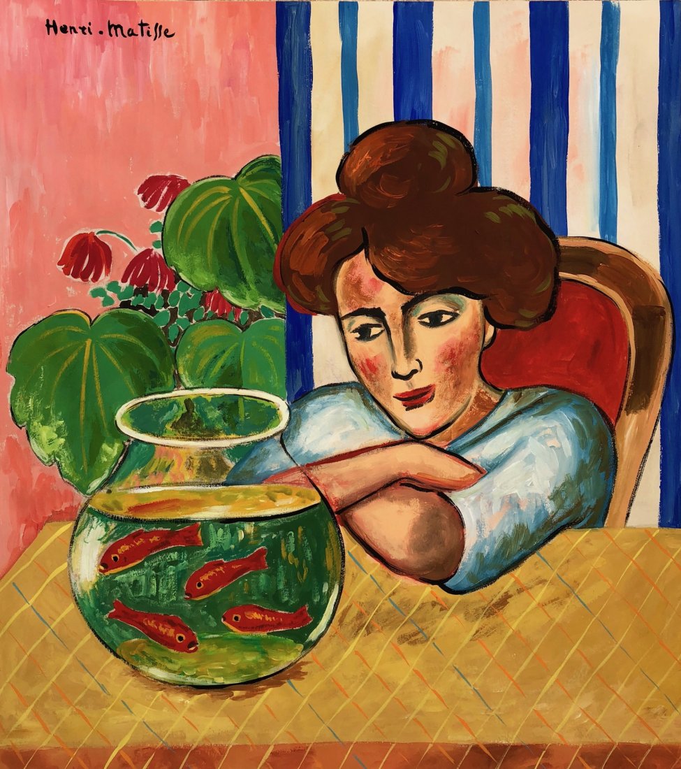 Henri Matisse (Watercolor on Paper) (1 of 2)