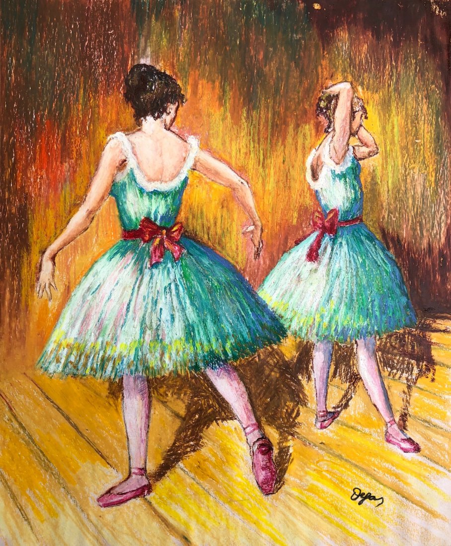 Edgar Degas (Pastel on Paper) (1 of 2)