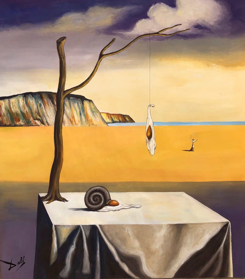 Salvador Dali (Gouache on Paper) (1 of 3)