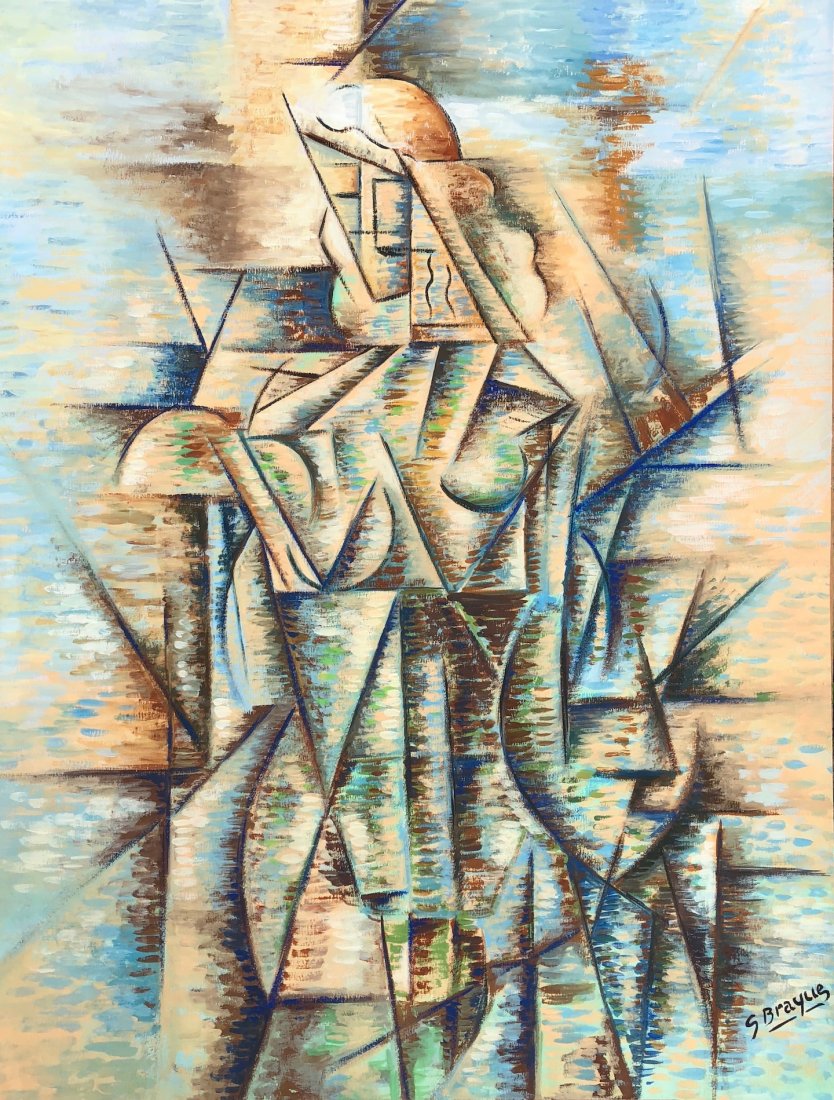 George Braque (Watercolor on Paper) (1 of 4)