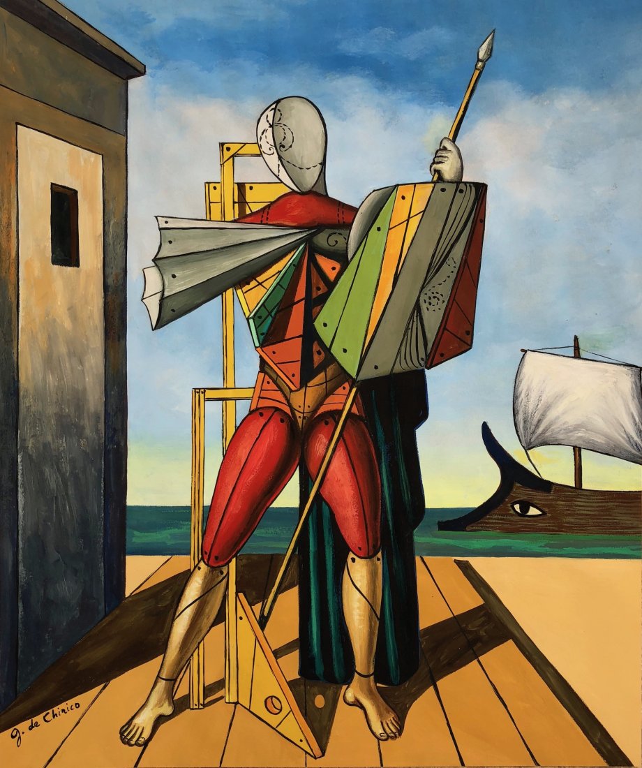 Giorgio de Chirico (Gouache on Paper) (1 of 3)