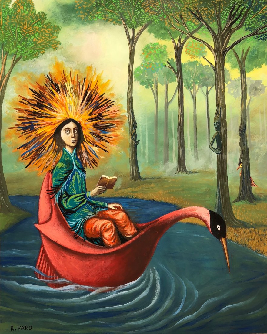 Remedios Varo (Gouache on Paper) (1 of 3)