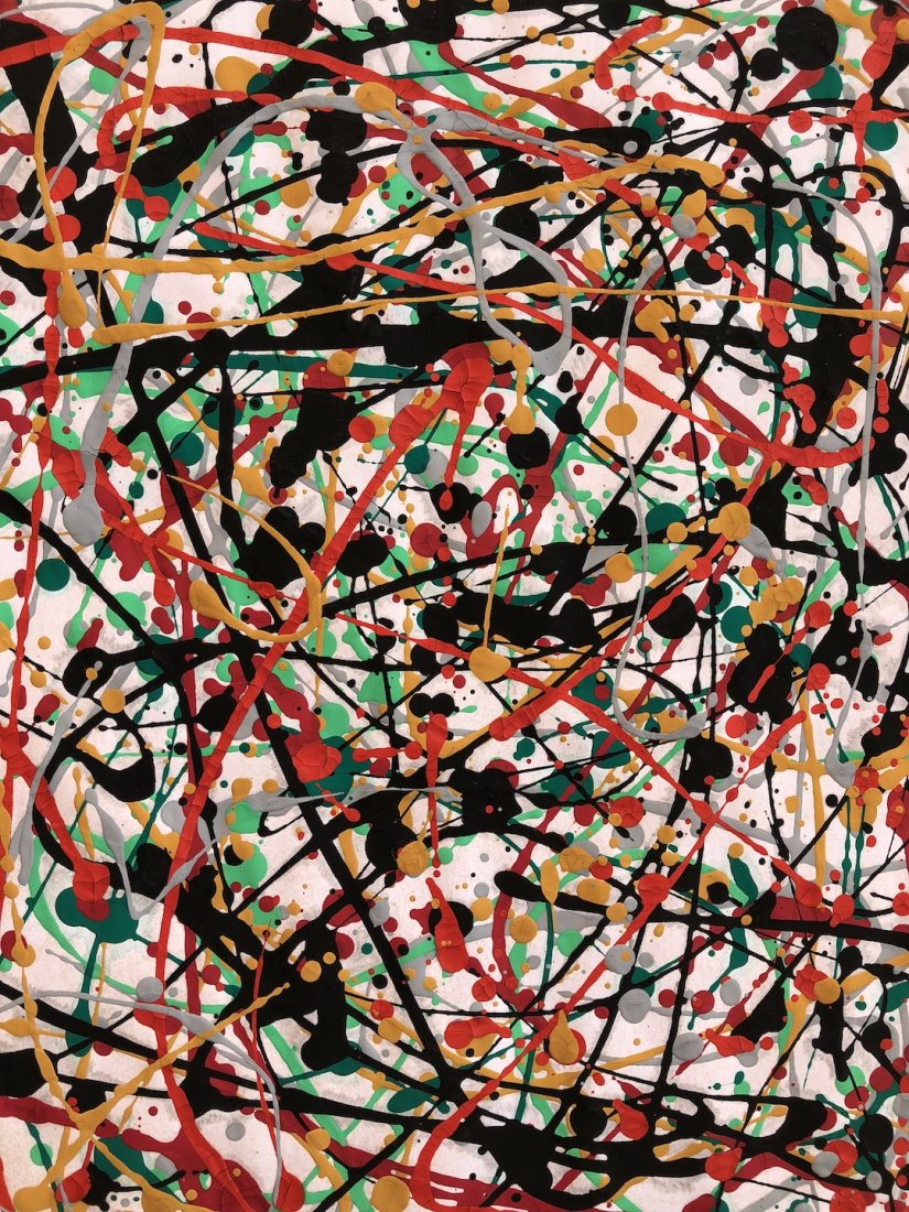 Jackson Pollock (Gouache on Paper) (1 of 3)
