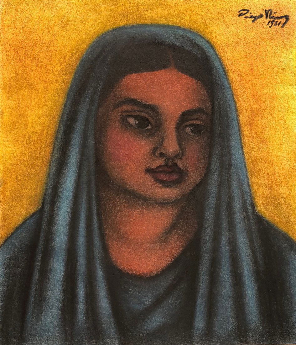 Diego Rivera (Crayon on Paper) (1 of 1)