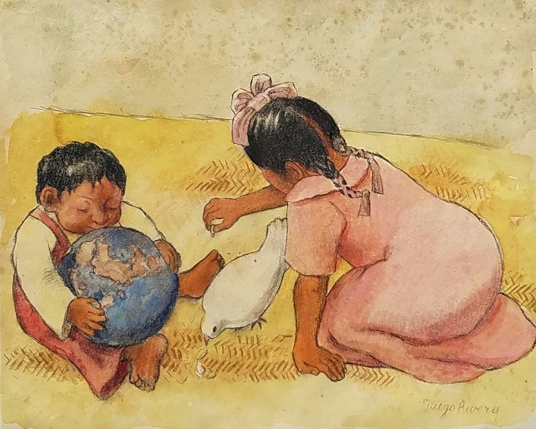 Crayon on paper Painting (1 of 1)