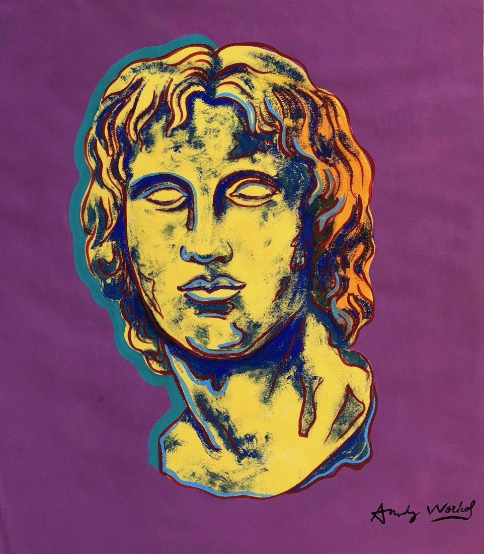 Painting signed Andy Warhol (1 of 3)