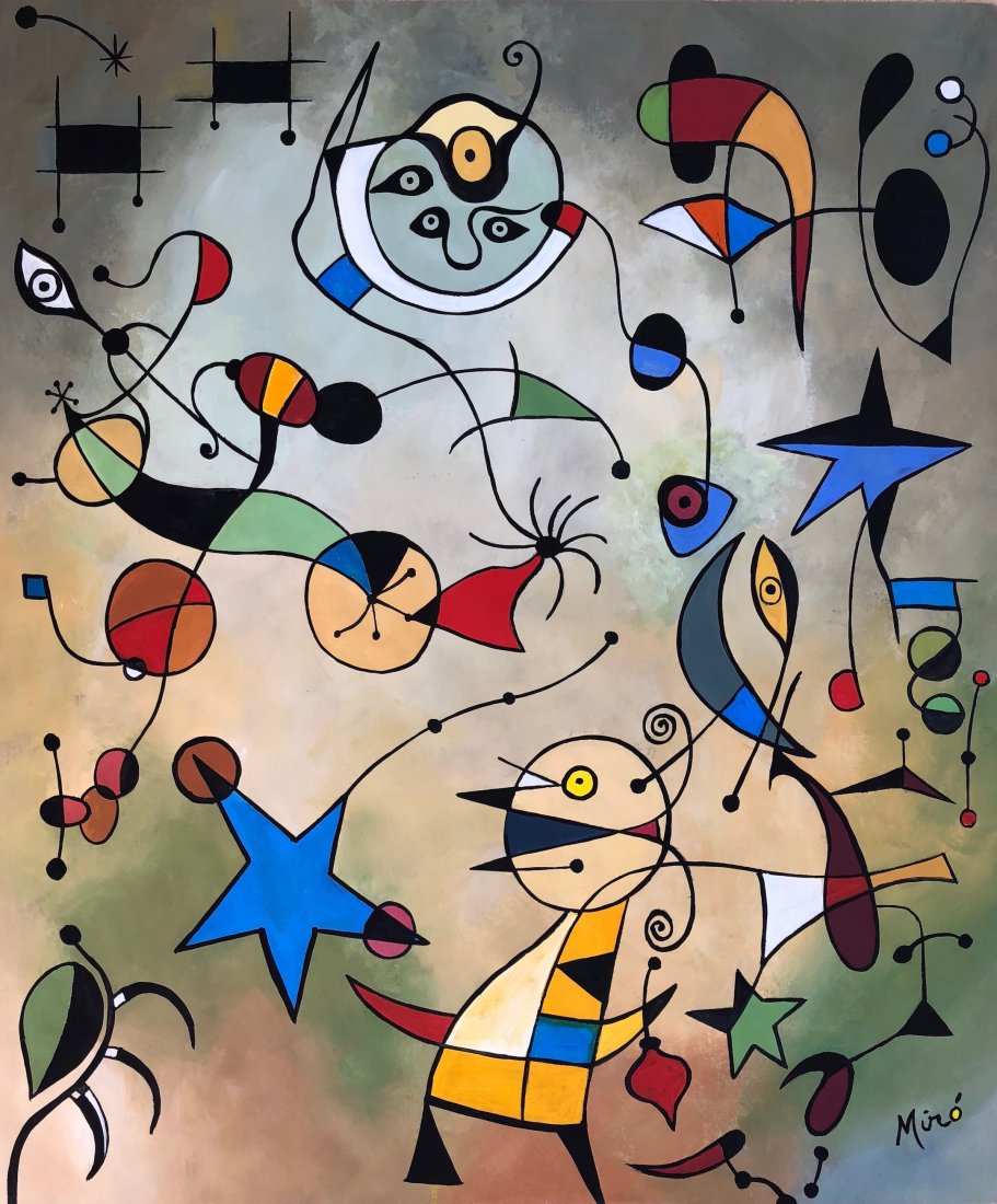 Joan miró influences image