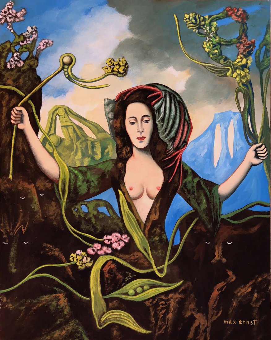 Max Ernst (Gouache on Paper) (1 of 4)