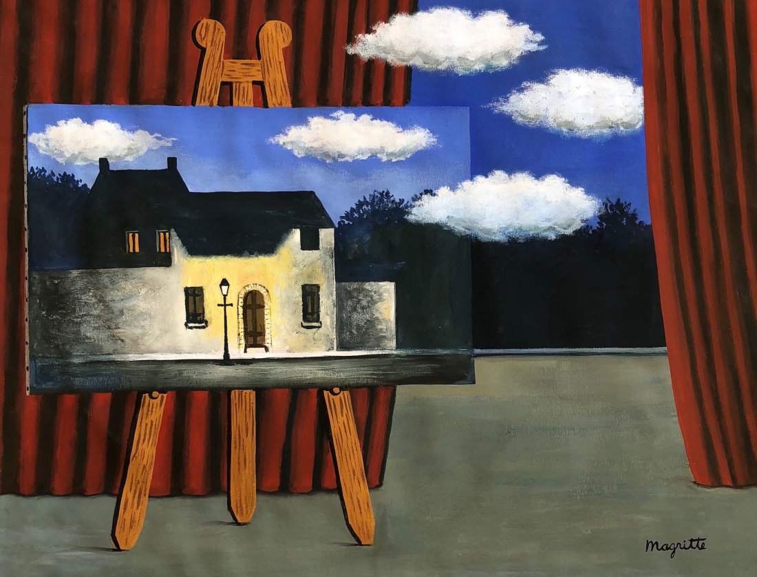 Rene Magritte (Gouache on Paper) (1 of 3)